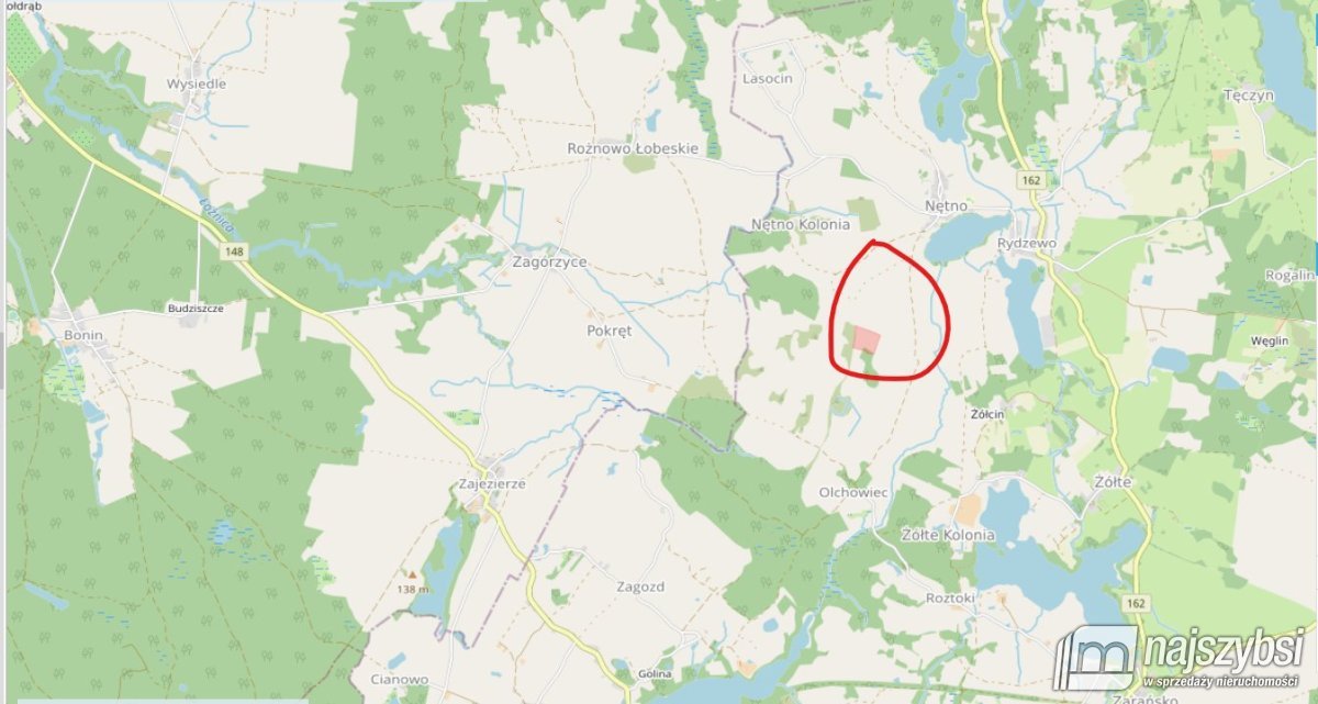 Nętno-Pojezierze Drawskie -działka rolna 6,17 Ha (1)