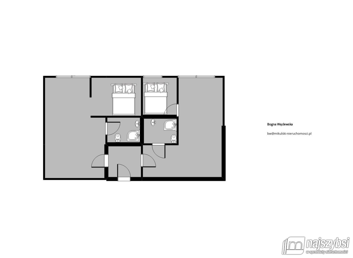 SIANOŻĘTY- przestronny apartament 100 m od morza (8)