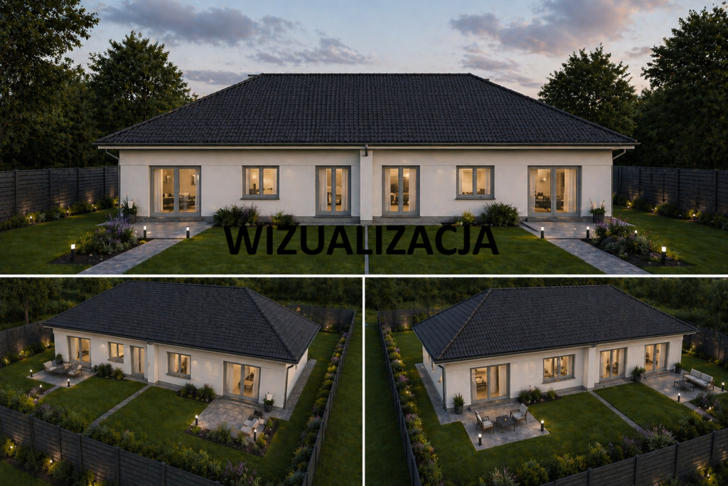 Nowoczesny dom w zabudowie bliźniaczej (2)