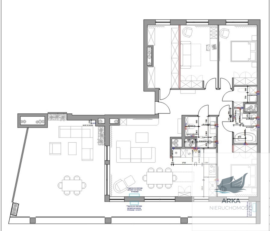 Śródmieście/Penthouse/131 m2/Taras+60 m2/Garaże (14)