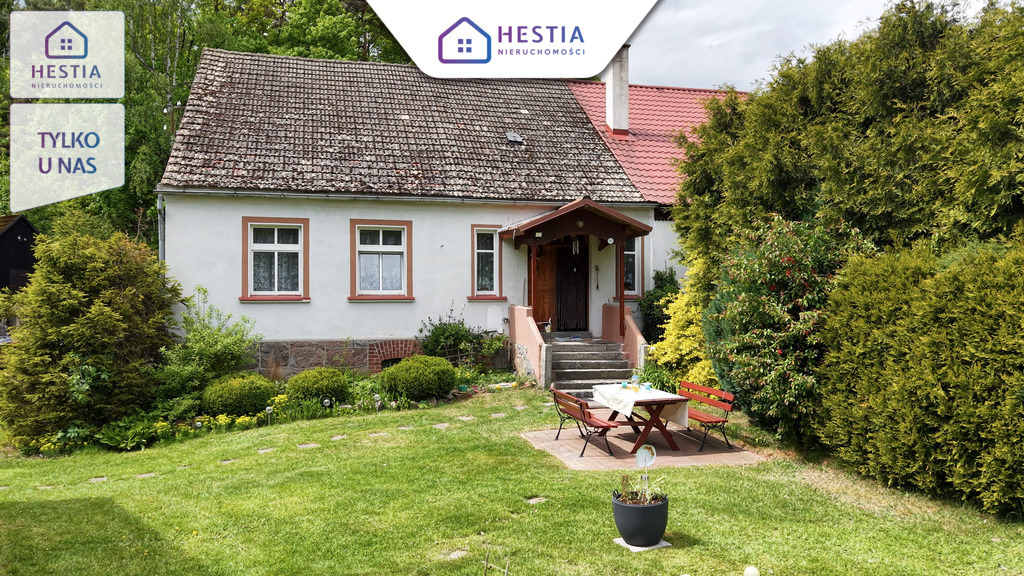 Siedlisko 1,10 ha przy lesie - dom i zabudowania (1)
