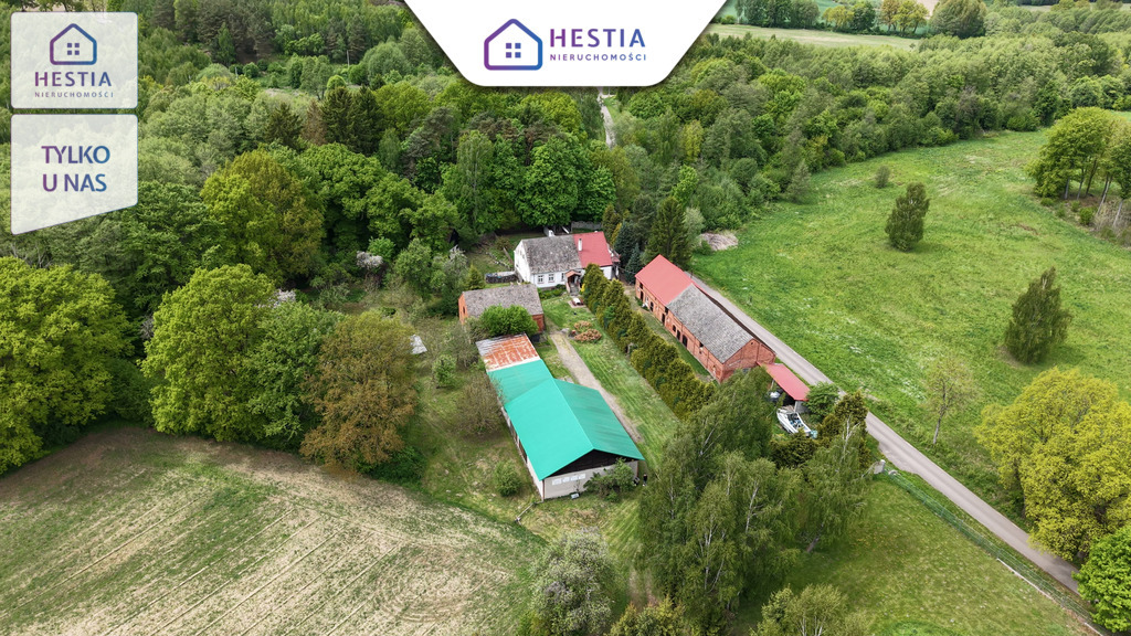 Siedlisko 1,10 ha przy lesie - dom i zabudowania (22)