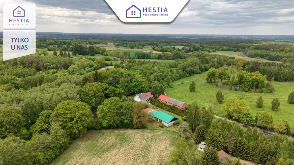 Siedlisko 1,10 ha przy lesie - dom i zabudowania (28)