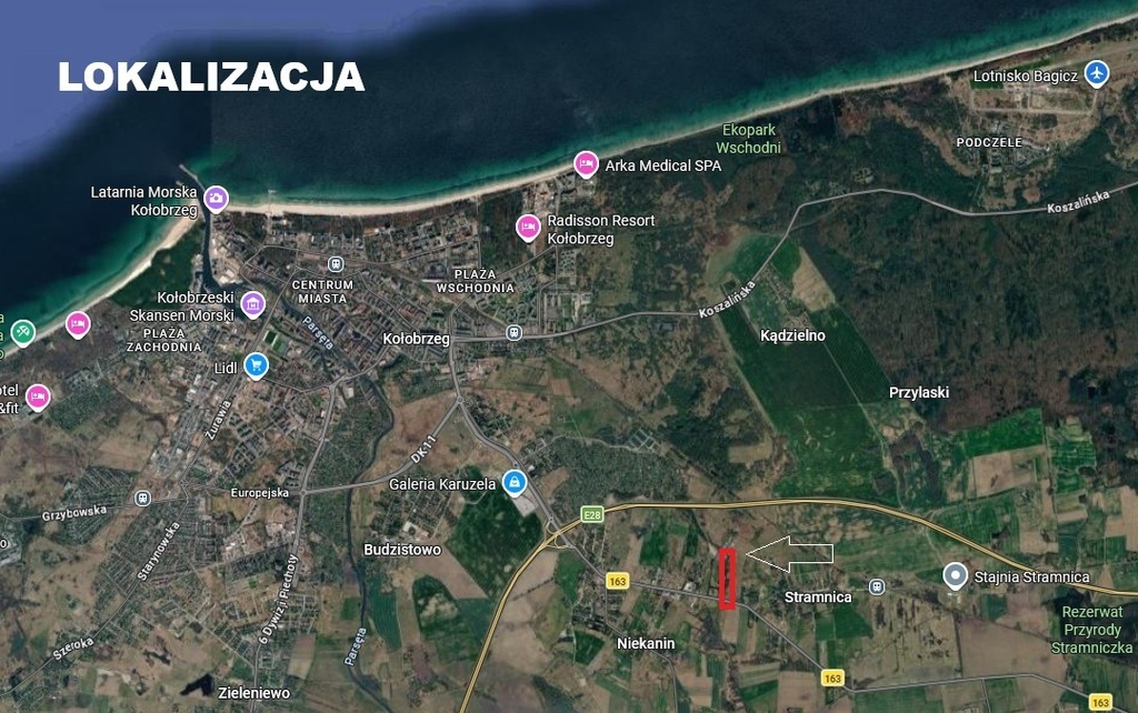 Działka inwestycyjna Stramnica, 1 km od Kołobrzegu (13)