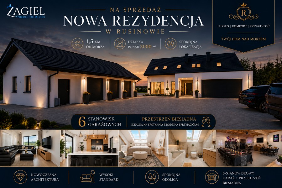 Wolnostojący, 254 m2, Rusinowo  (1)