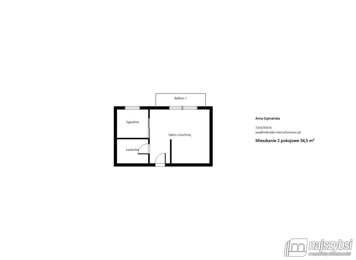 STARGARD - nowe budownictwo mieszkanie 34,5m2 (10)