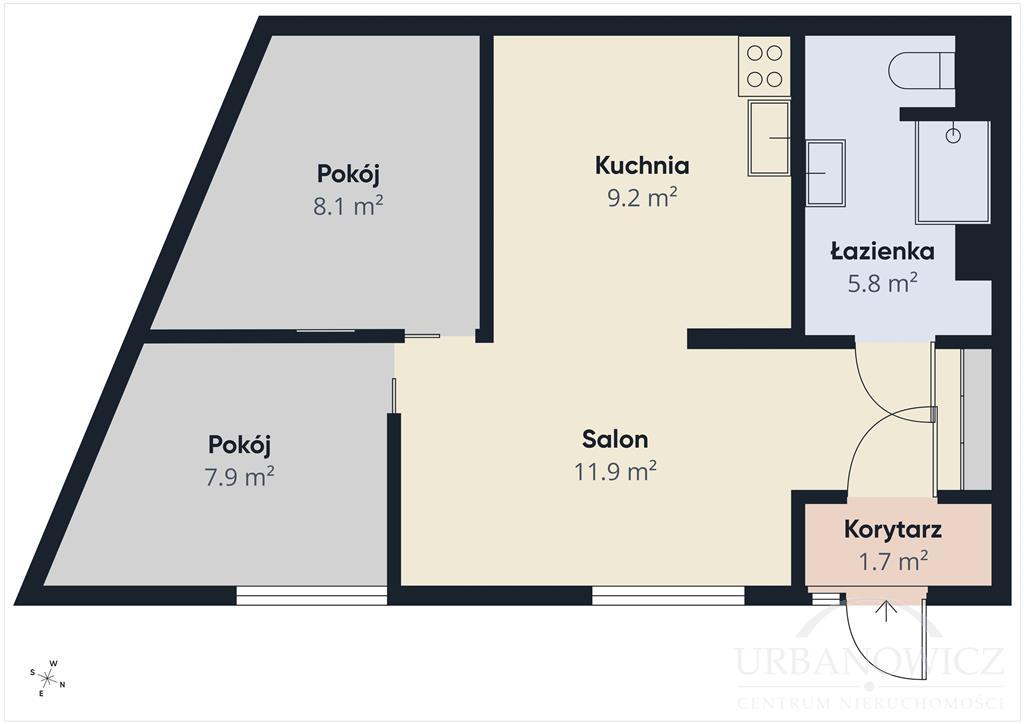 3-pokojowe mieszkanie na parterze. (14)