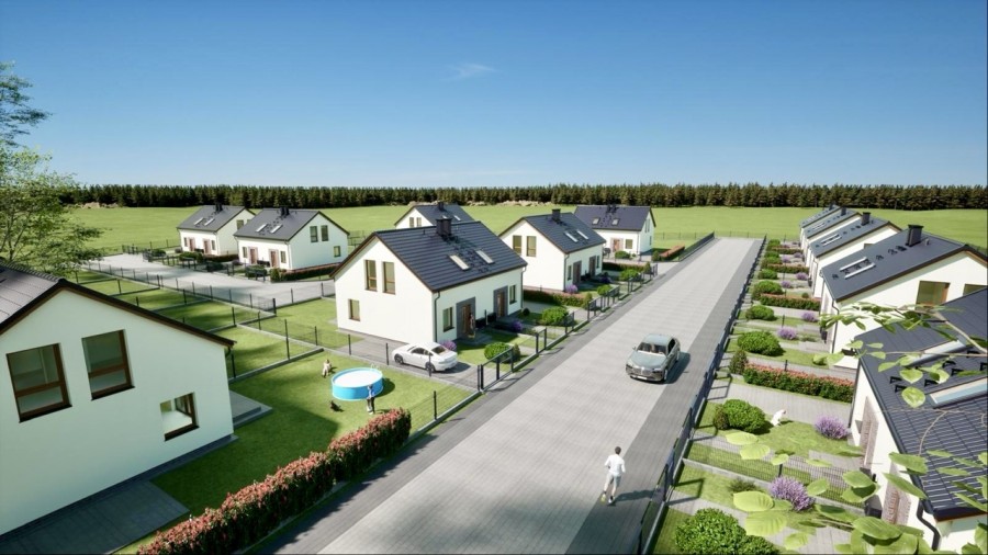 Bliźniaki, 80m2, drogi z kostki, kanalizacja (8)