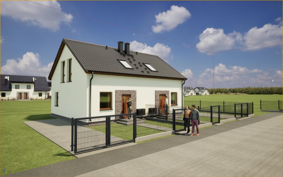 Bliźniaki, 80m2, drogi z kostki, kanalizacja (10)