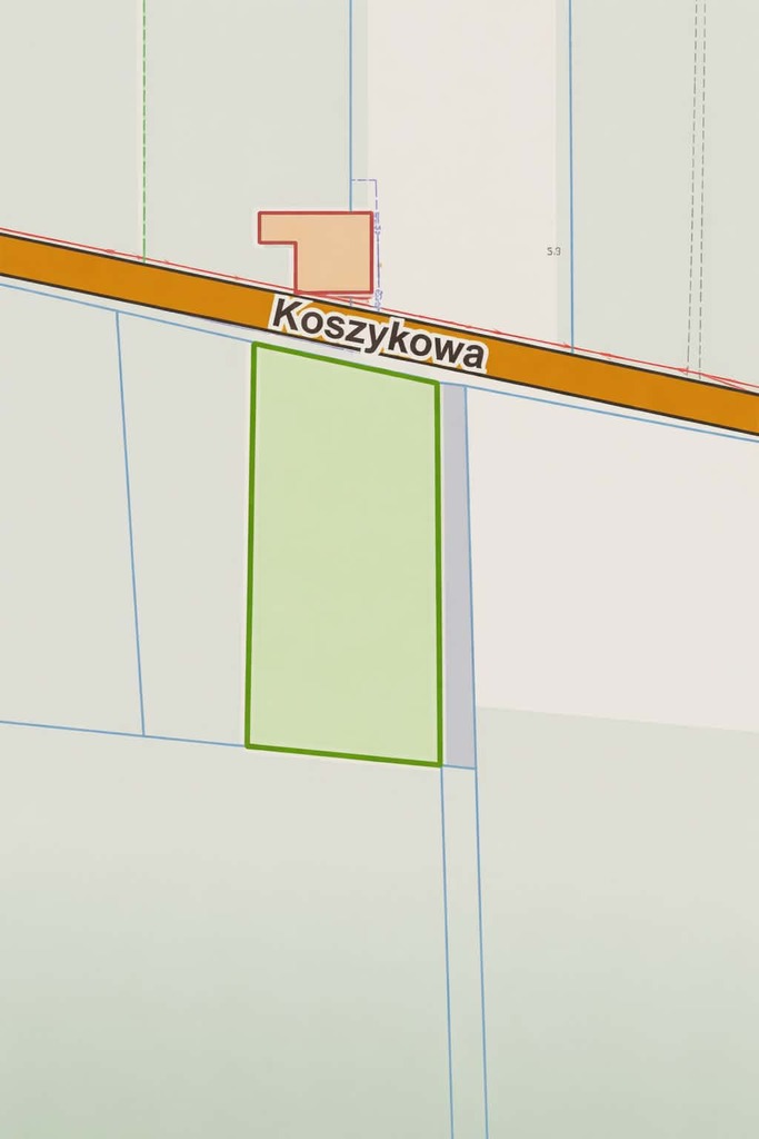 Działka na sprzedaż - Krępsko,  1490 m2 (2)