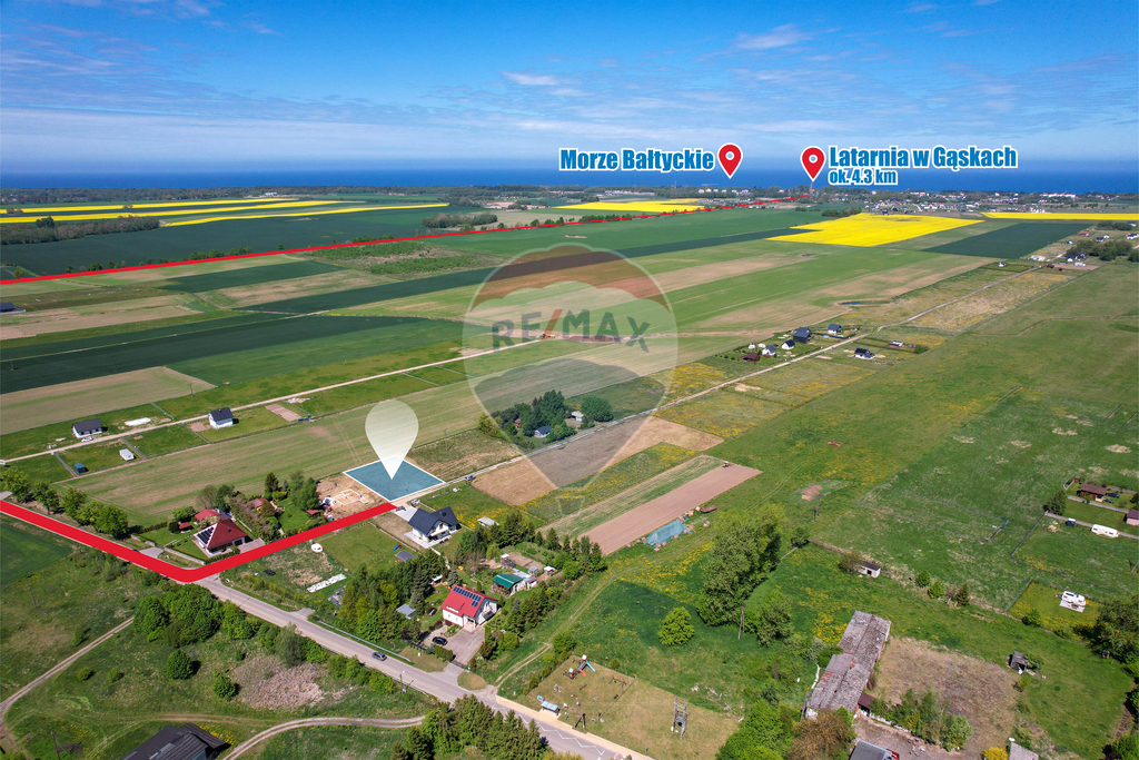 Działka budowlana 952 m2 - Śmiechów, blisko S6/S11 (8)