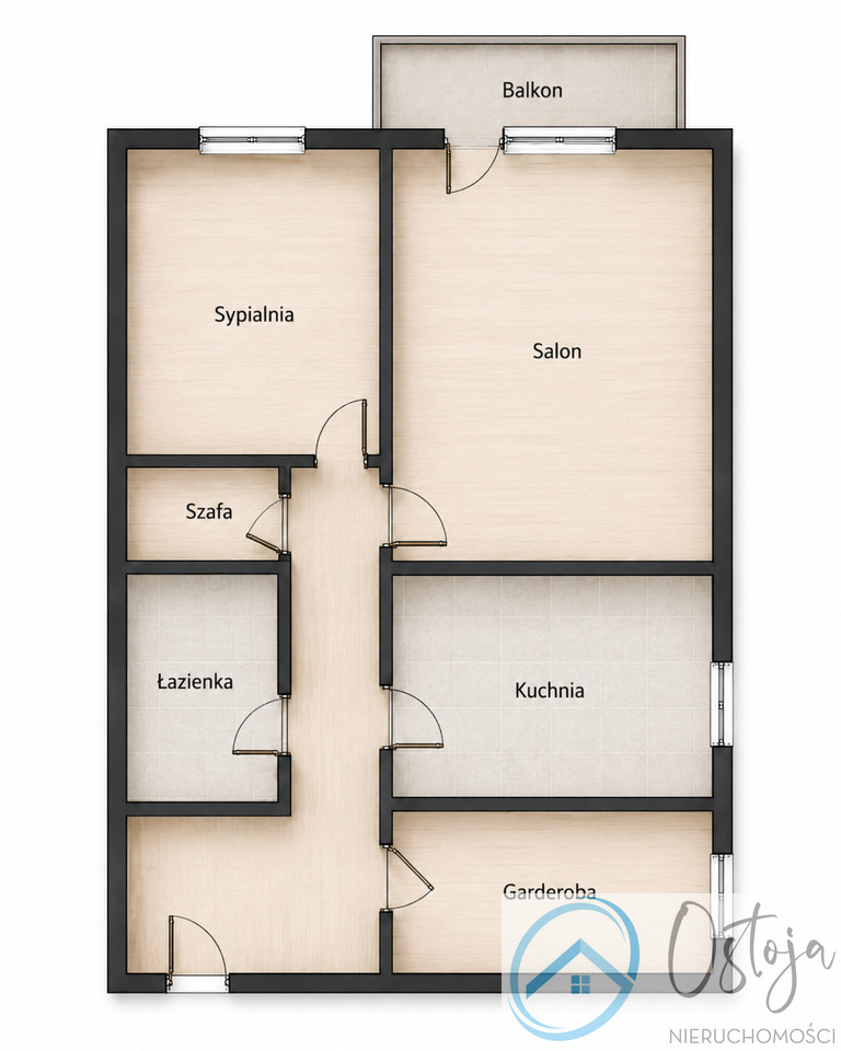 2 pokoje | Spółdzielcze | 42m2 | Drzetowo (11)
