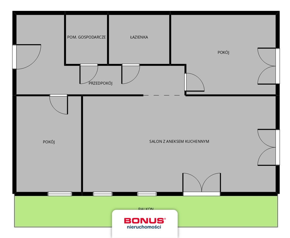 Komfortowy apartament 3 pokoje, Warszewo (2)