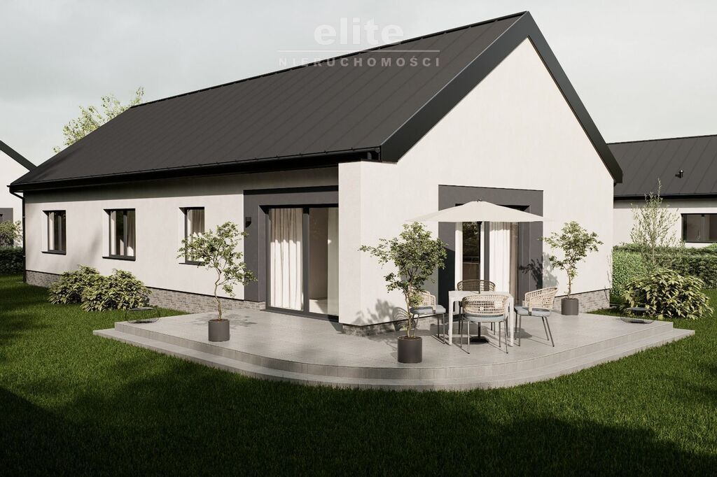 Parterowy dom w Dobrej - 5pok duża działka (1)