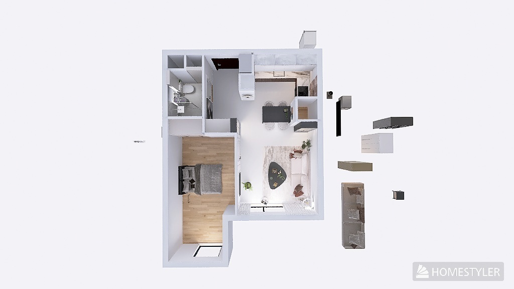 Mieszkanie, 2 pok., 39 m2, Szczecin Śródmieście-Centrum (9)