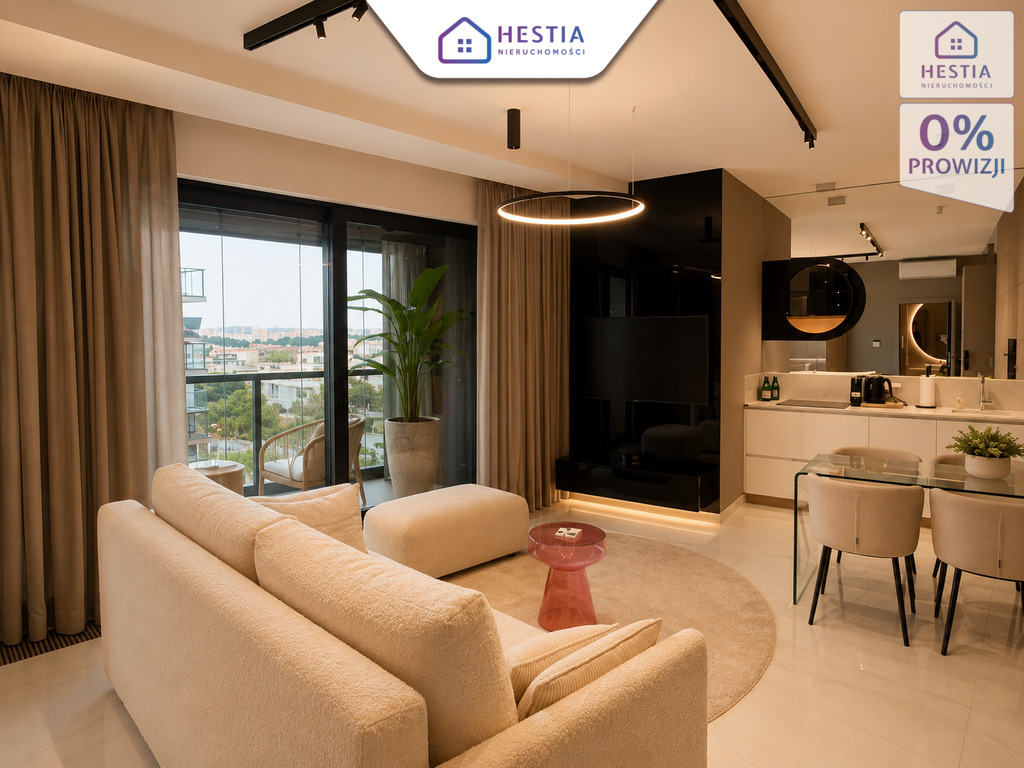 Luksusowe studio | 42 m2 | balkon | pod klucz (1)