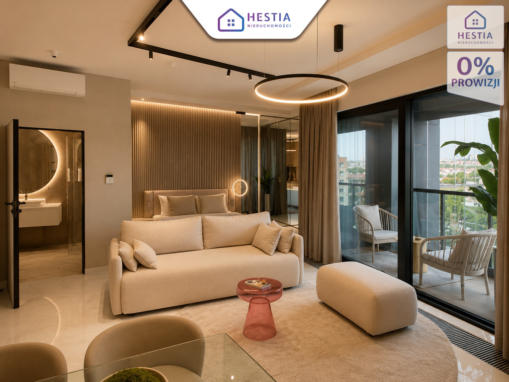 Luksusowe studio | 42 m2 | balkon | pod klucz (2)