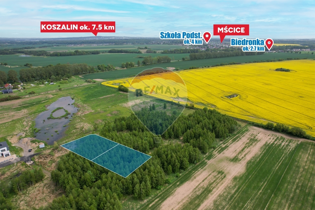 Działka budowlana 1029 m2 blisko Mielna (3)