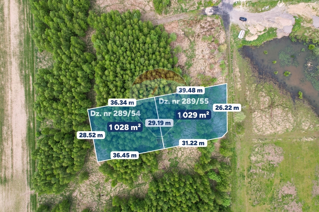 Działka budowlana 1029 m2 blisko Mielna (4)