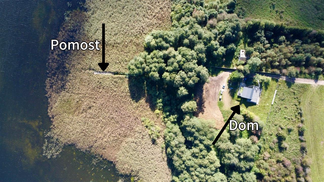 Dom nad jeziorem | pomost | Wierzchowo, Szczecinek (3)
