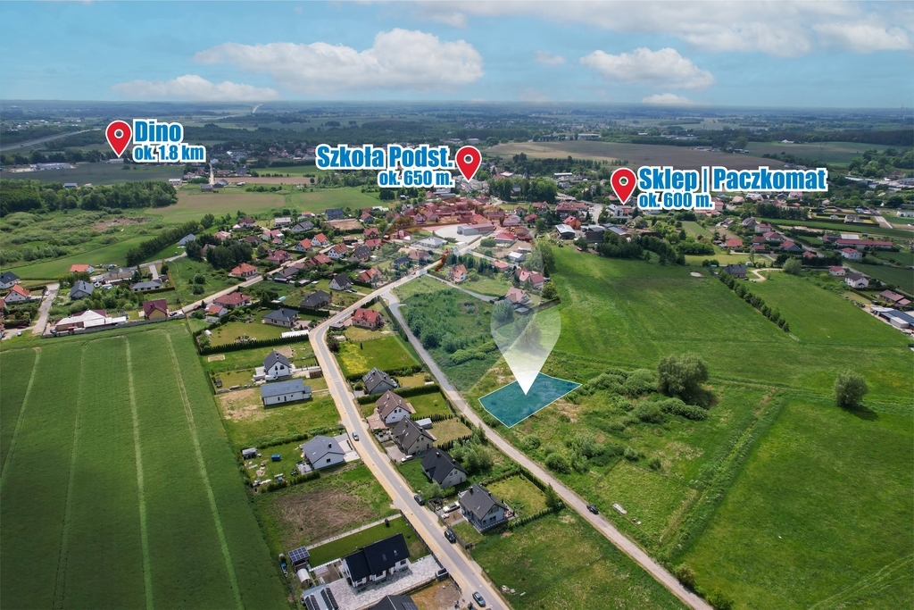 Działka 1074 m2 w Starych Bielicach (2)