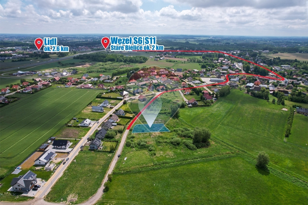 Działka 1074 m2 w Starych Bielicach (3)