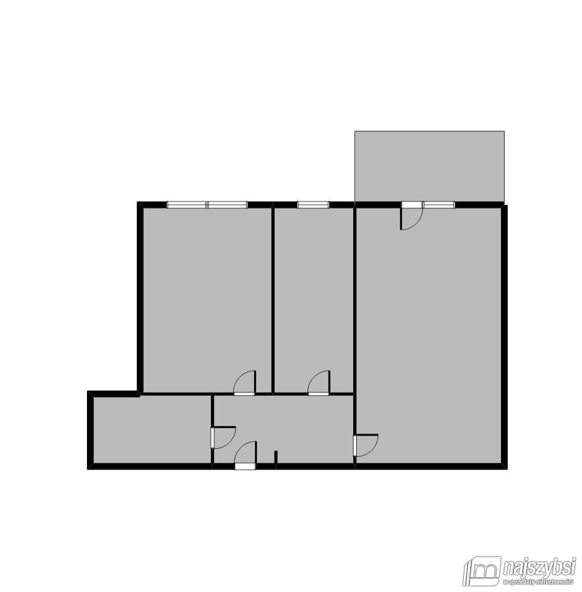 Szczecin - Pogodno - Balkon - Parking - 50m2 (25)