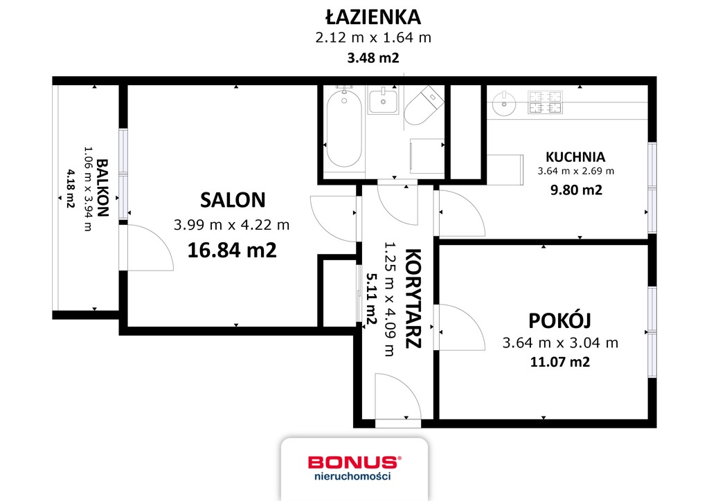 Dwupokojowe z parkingiem centrum Szczecina 399 tys (3)