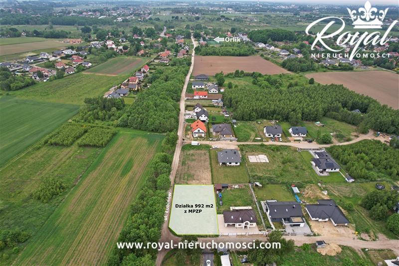 Działka 992 m2 z MPZP ul. Łubinów, blikso Orlik ! (2)