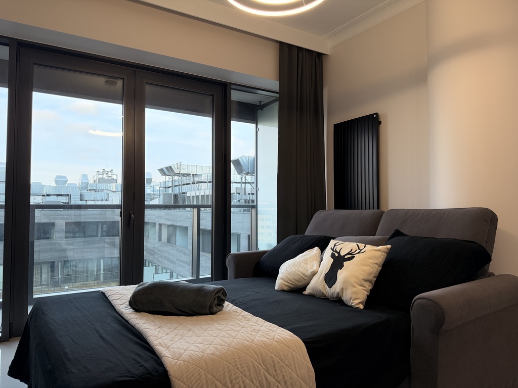 Stylowa kawalerka z balkonem w Hanza Tower! (15)