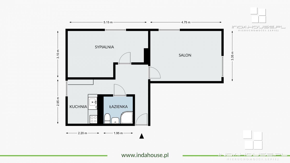 2 pokojowe na parterze w centrum Słupska (9)