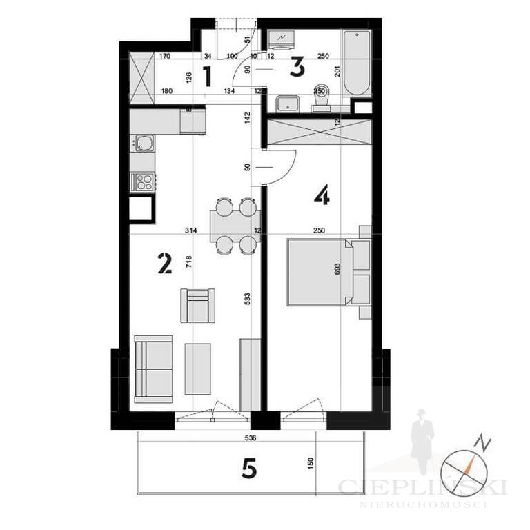 mieszkanie w standardzie deweloperskim z balkonem (1)
