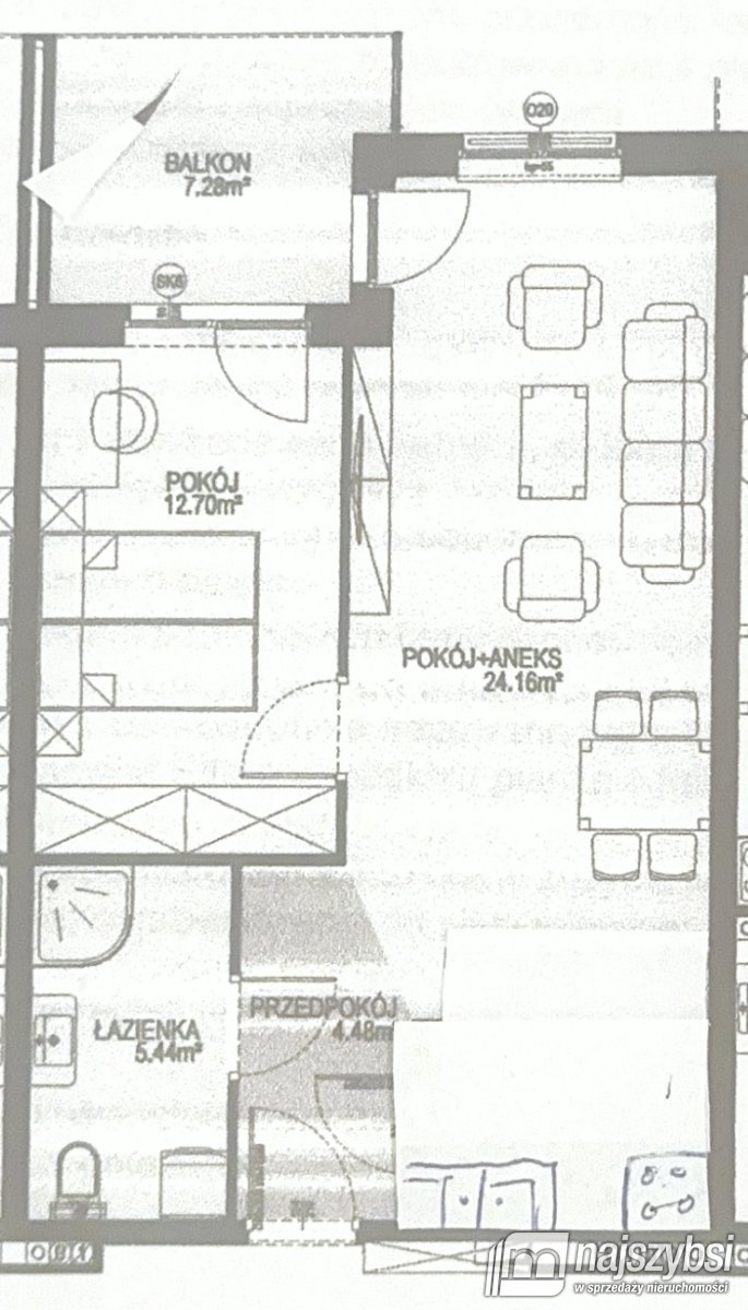 Kołobrzeg - Apartament Polanki - 2 - pokoje ! (20)