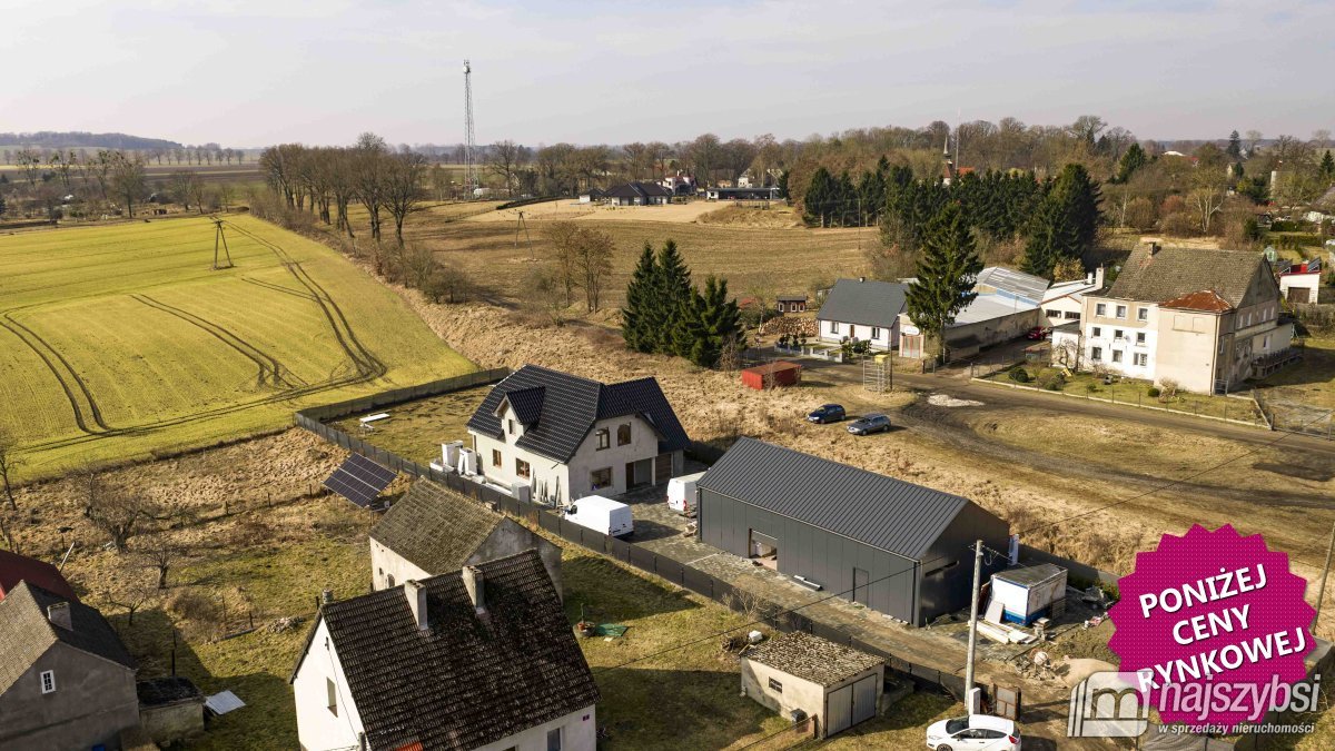 BROJCE k. Gryfic-Nowy dom z halą produkcyjną (1)