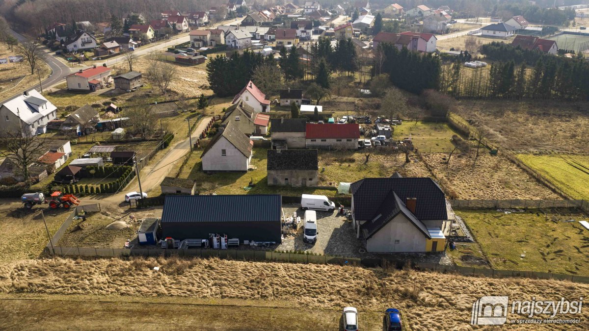 BROJCE k. Gryfic-Nowy dom z halą produkcyjną (3)