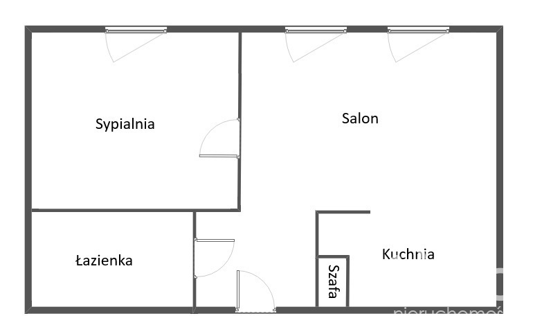 2 pokoje, 1 piętro, winda, Gumieńce (7)