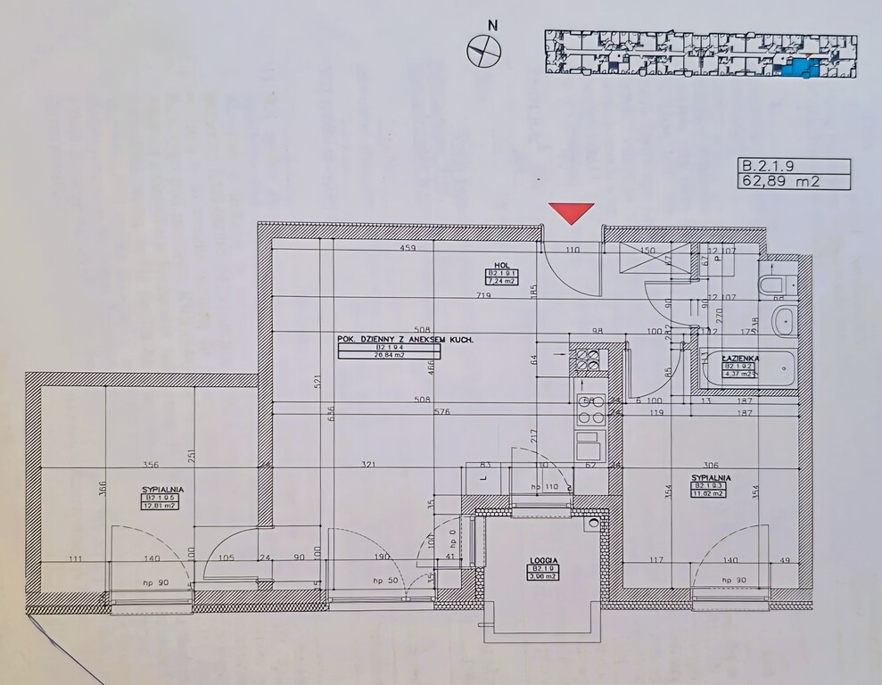 Prestiżowe 3.pok. mieszkanie z kom.lok. i loggią (22)