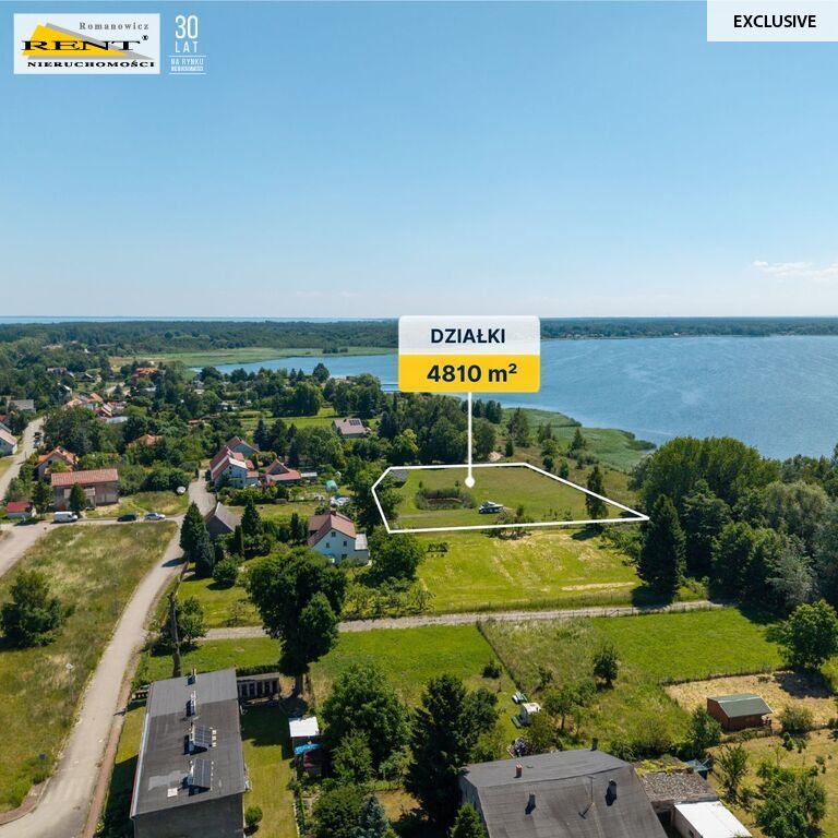 Działka nad wodą wśród zieleni z WZ oraz projektem (1)