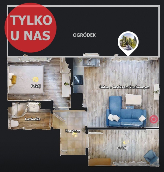 3 pok. z ogrodem wynajem - Nowa Cukrownia (2)