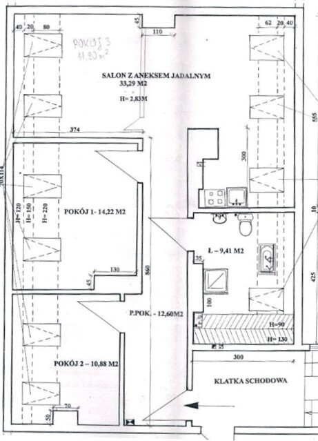 Niebuszewo-Bolinko, mieszkanie na sprzedaż 80 m2. (2)
