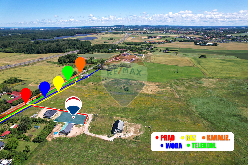 Działka budowlana w Gniazdowie przy ul. Bałtyckiej (4)