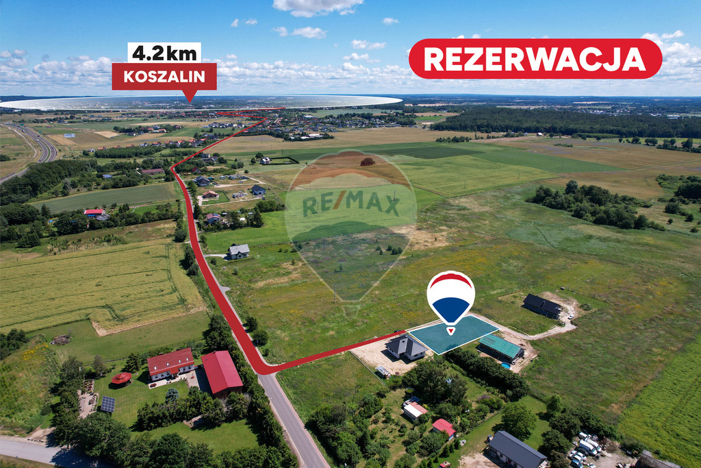 Działka budowlana w Gniazdowie przy ul. Bałtyckiej (1)