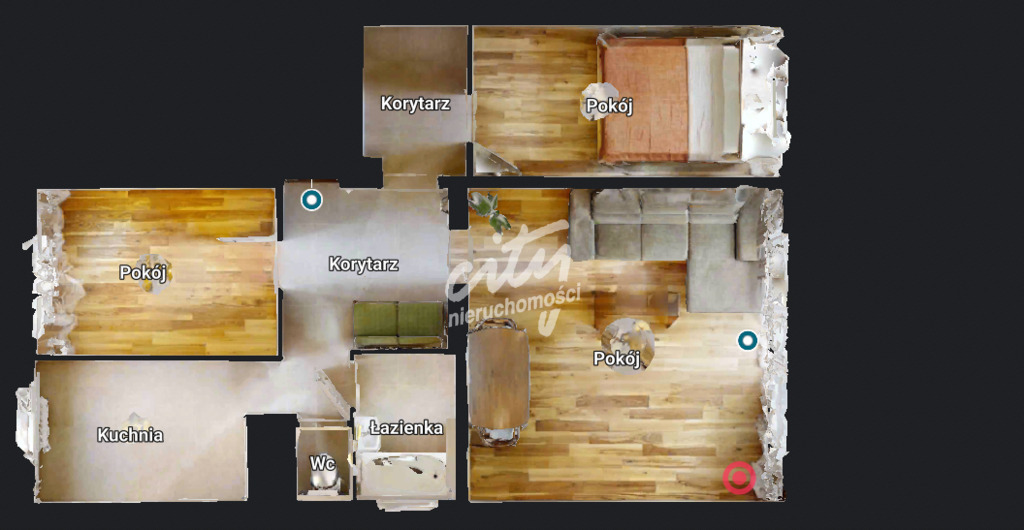 [3D] Przestronne 3pok., 63,4m2, duży balkon! (2)