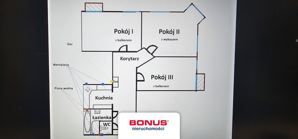 Centrum, 112,47m 3 pokojowe mieszkanie w kamienicy (23)