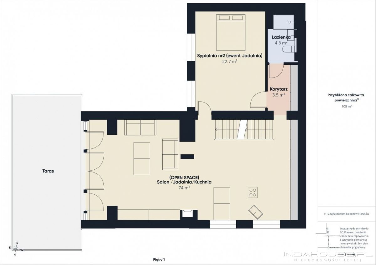 Kameralny  i cichy dom w stylu Art deco. Spacer 3D (12)