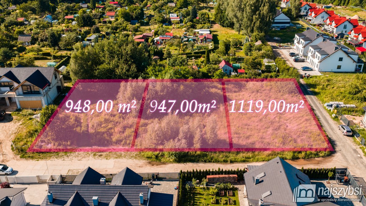 Goleniów - działka 948m2 z mediami lub trzy 3014m2 (1)