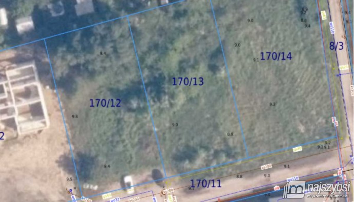Goleniów - działka 948m2 z mediami lub trzy 3014m2 (2)
