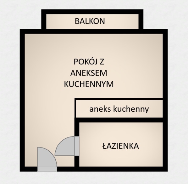 Nowoczesna kawalerka z balkonem, parking, Internet (3)