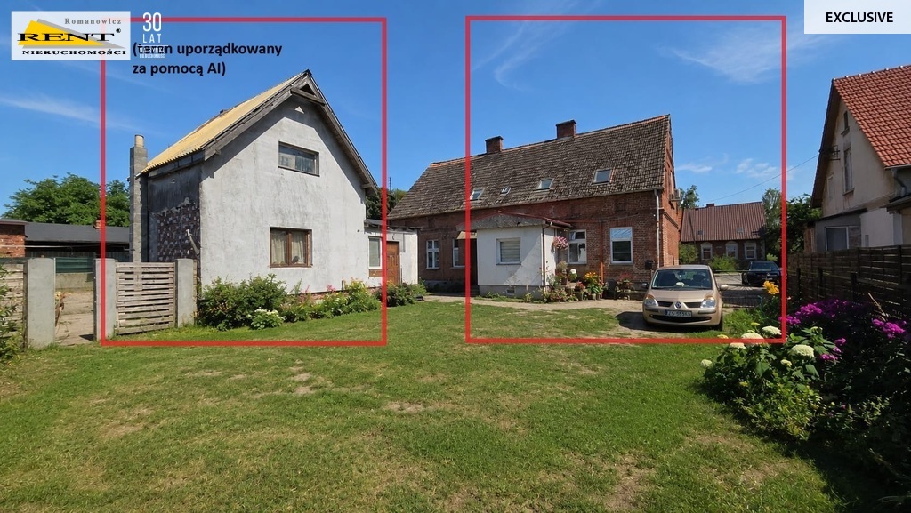 2 domy + działka budowlana 900m2 Szczecin Wielgowo (1)