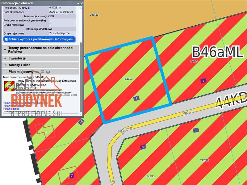 Działka budowlana - Rusinowo  (8)